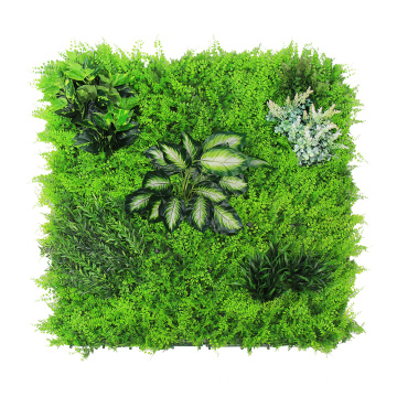 High simulated easily assembled plastic green wall for balcony